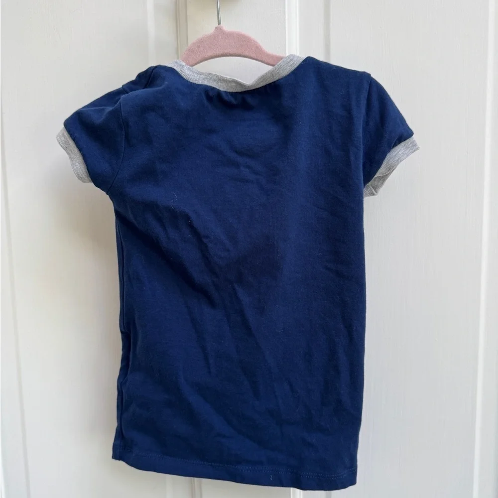 NWOT Nickelodeon Girls Paw Patrol Pups Rule Skye Marshall Navy Pajama Top Shirt